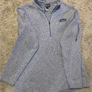 Patagonia Heathered Gray Fleece Pullover